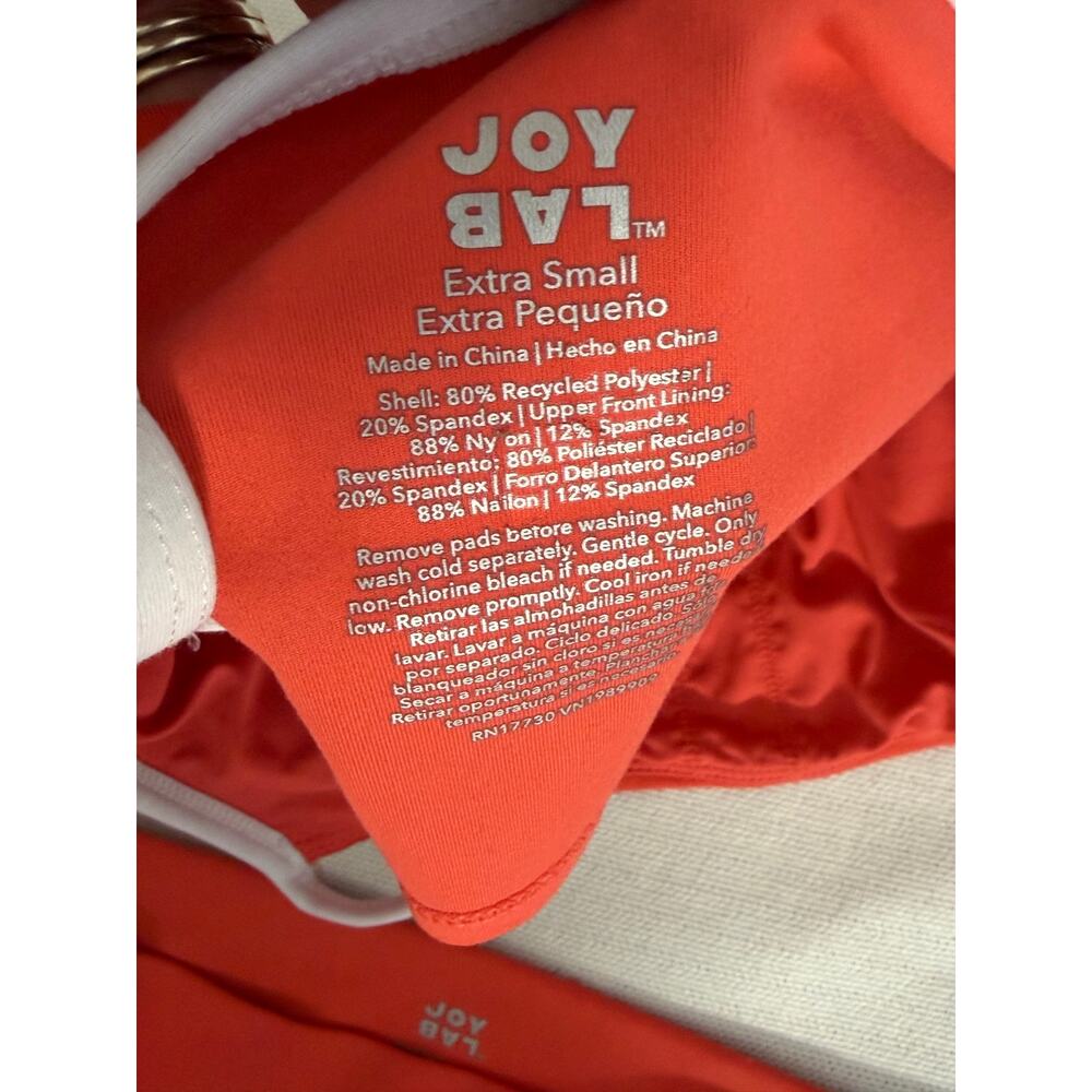 Joylab Coral 2pc athletic set size XS/S - Picture 4 of 6
